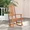 Hardwood Rocking Chair Patio Porch Rocker 31 Inch Ergonomic Outdoor Chair